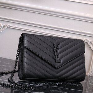 Yves Saint Laurent   Black shoulder bag